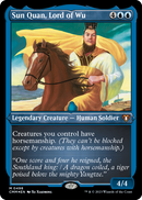 Sun Quan, Lord of Wu (Foil Etched) (CMM-498) [Commander Masters] Foil