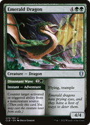 Emerald Dragon (CLB-229) [Commander Legends: Battle for Baldur's Gate] Foil