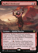 Radha's Firebrand (Extended Art) (DMU-408) [Dominaria United] Foil