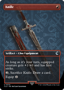 Knife (Borderless) (CLU-010) [Ravnica: Clue Edition]
