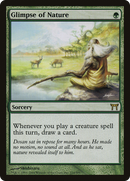 Glimpse of Nature (CHK-210) [Champions of Kamigawa] Foil