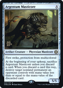 Argentum Masticore (PRE-222) [Phyrexia: All Will Be One Promos] Foil
