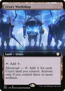 Urza's Workshop (Extended Art) (BRC-051) [The Brothers' War Commander] Foil