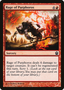 Rage of Purphoros (THS-137) [Theros] Foil