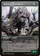 Migratory Greathorn (Showcase) (IKO-297) [Ikoria: Lair of Behemoths] Foil