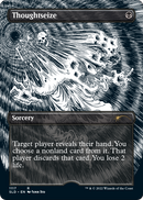 Thoughtseize (Borderless) (SLD-1117) (Borderless) [Secret Lair Drop] Etched Foil