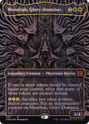 Mondrak, Glory Dominus (Oil Slick Raised Foil) (ONE-346) (Borderless) [Phyrexia: All Will Be One] Foil