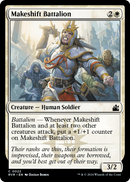 Makeshift Battalion (RVR-022) [Ravnica Remastered] Foil