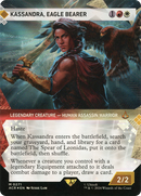 Kassandra, Eagle Bearer (Showcase) (Textured Foil) (ACR-271) (Borderless) [Assassin's Creed] Foil