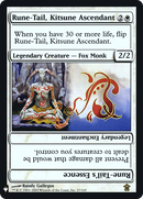 Rune-Tail, Kitsune Ascendant (LIST-SOK-27) [The List] Foil