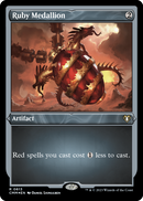 Ruby Medallion (Foil Etched) (CMM-613) [Commander Masters] Foil