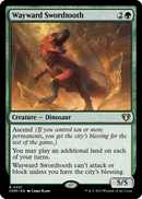 Wayward Swordtooth (CMM-331) [Commander Masters] Foil