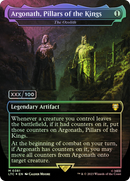 Argonath, Pillars of the Kings - The Ozolith (Serial Numbered) (LTC-381) (Borderless) [Tales of Middle-earth Commander] Foil