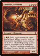 Obsidian Fireheart (ZEN-140) [Zendikar] Foil