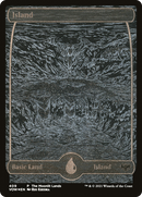 Island (WPN-409) [Innistrad: Crimson Vow] Etched Foil
