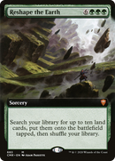 Reshape the Earth (Extended Art) (CMR-683) [Commander Legends] Foil