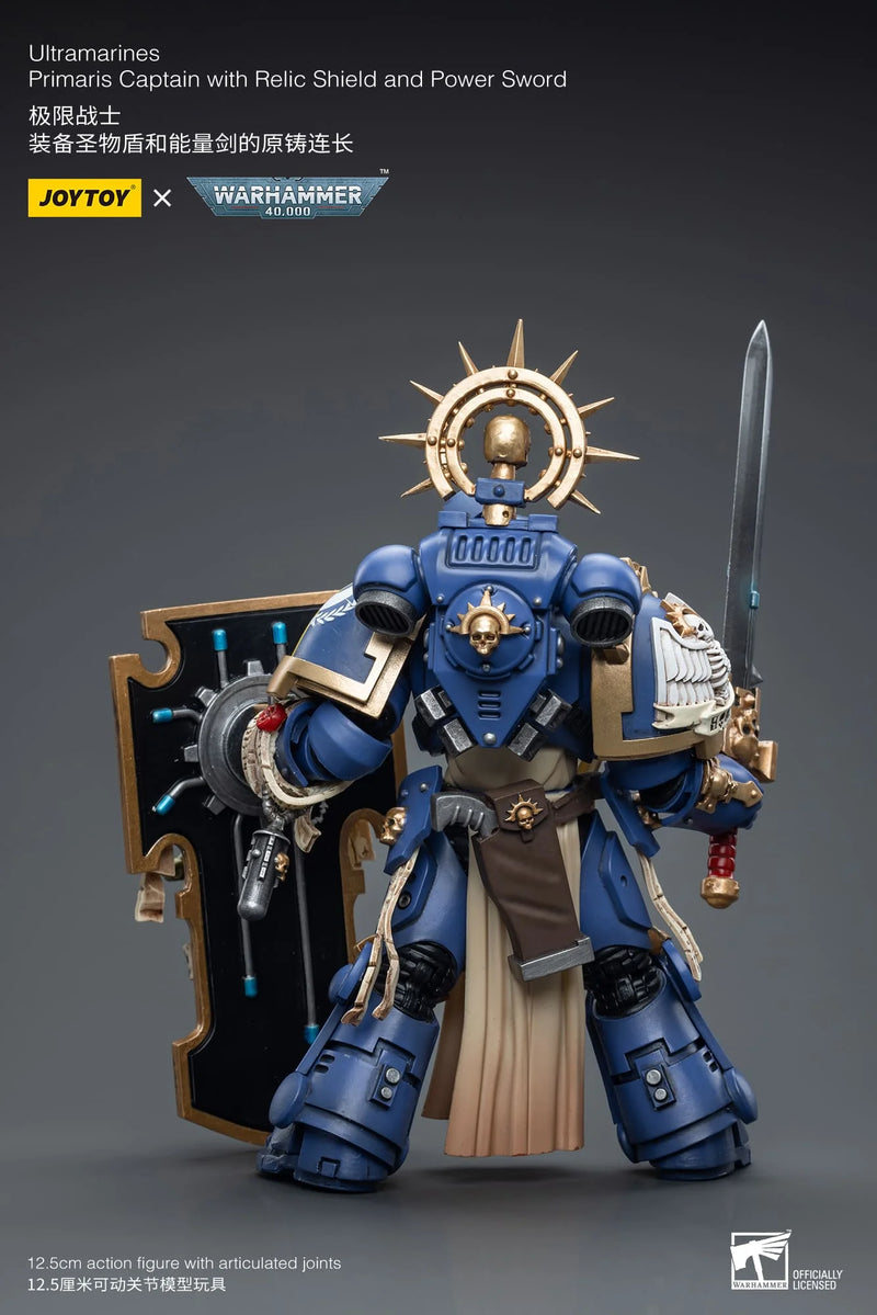 Joytoy Ultramarines Captain With Relic Shield And Power Sword Joytoy Ultramarines Captain With Relic Shield And Power Sword