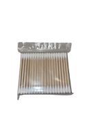 100-Pack Cotton Swabs Biodegradable- Double Round Tips