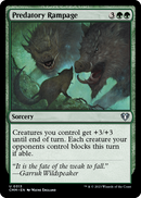Predatory Rampage (CMM-313) [Commander Masters]
