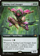 Spring-Leaf Avenger (Extended Art) (NEO-481) [Kamigawa: Neon Dynasty] Foil