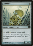 Gold Myr (HOP-114) [Planechase]
