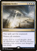 Supreme Verdict (2X2-280) [Double Masters 2022] Foil