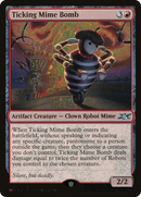 Ticking Mime Bomb (Galaxy Foil) (UNF-410) [Unfinity] Foil