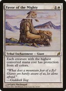 Favor of the Mighty (LRW-014) [Lorwyn] Foil