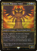 Atraxa, Praetors' Voice (Halo Foil) (MUL-163) (Showcase) [Multiverse Legends] Foil