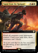 Taunt from the Rampart (Extended Art) (LTC-151) [Tales of Middle-earth Commander]