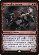 Dominating Vampire (Showcase) (VOW-305) [Innistrad: Crimson Vow] Foil