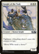 Knight of the Tusk (M19-018) [Core Set 2019] Foil