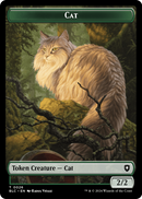 Cat (TBLC-026) [Bloomburrow Commander Tokens]