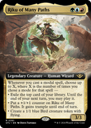Riku of Many Paths (Extended Art) (OTJ-361) [Outlaws of Thunder Junction] Foil