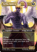Kefka, Court Mage (FIN-543) (Borderless) (Surge Foil) [FINAL FANTASY] Foil