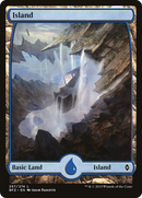 Island (257) - Full Art (BFZ-257) [Battle for Zendikar] Foil
