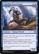 Cunning Geysermage (ZNR-055) [Zendikar Rising] Foil