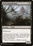 Feral Abomination (LIST-DOM-92) [The List]