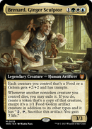 Brenard, Ginger Sculptor (Extended Art) (WOC-035) [Wilds of Eldraine Commander] Foil