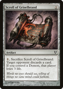 Scroll of Griselbrand (AVR-221) [Avacyn Restored] Foil