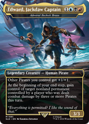 Edward, Jackdaw Captain - Admiral Beckett Brass (SLD-1561) (Borderless) [Secret Lair Drop]