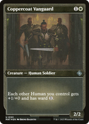 Coppercoat Vanguard (Foil Etched) (MAT-101) [March of the Machine: The Aftermath] Foil