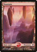 Mountain (242) - Full Art (ZEN-242) [Zendikar] Foil