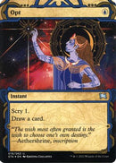 Opt (Foil Etched) (STA-019) (Borderless) [Strixhaven Mystical Archive] Foil