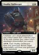 Onakke Oathkeeper (Extended Art) (CMM-755) [Commander Masters]