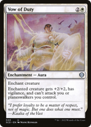 Vow of Duty (SCD-040) [Starter Commander Decks]