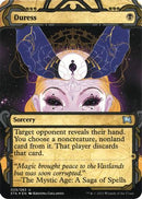 Duress (Foil Etched) (STA-029) (Borderless) [Strixhaven Mystical Archive] Foil
