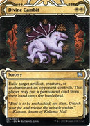 Divine Gambit (Foil Etched) (STA-004) (Borderless) [Strixhaven Mystical Archive] Foil