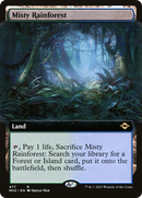 Misty Rainforest (Extended Art) (MH2-477) [Modern Horizons 2] Foil