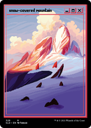 Snow-Covered Mountain (PixelSnowLands.jpg) (SLD-328) [Secret Lair Drop] Foil